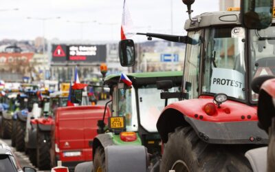 Protesty zemědělců – doprava ve Žďáře